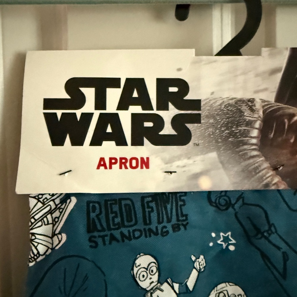 Star Wars Teal Apron with Character Graphics